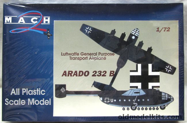 Mach 2 1/72 Arado Ar-232 B Transport, MC 0004 plastic model kit